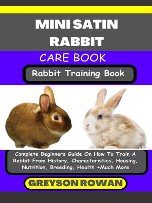 cover image of MINI SATIN RABBIT CARE BOOK   Rabbit Training Book